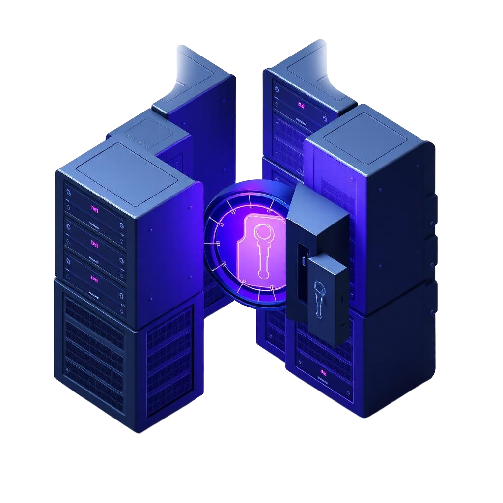 Ironclad data isolation — isometric illustration